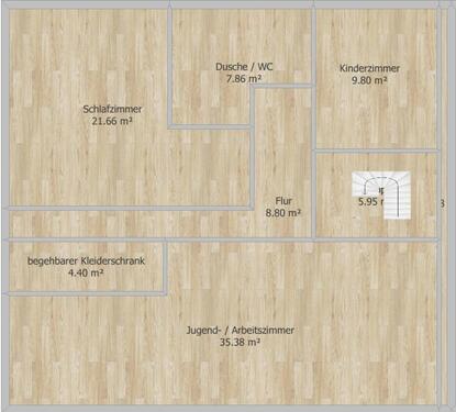 Foto - 6 Zimmer Maisonettenwohnung zur Miete in Eppelheim