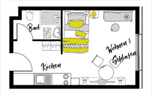Foto - Nachmieter - 555,00&nbsp;EUR Kaltmiete, ca.&nbsp; 21,00&nbsp;m&sup2;