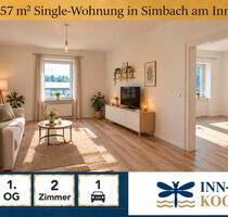 Helle 2 Zimmer-Single-Wohnung mit Altbaucharme - Simbach am Inn