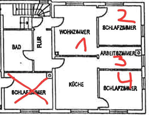Foto - Wohnung 3,5 ZKB - 800,00&nbsp;EUR Kaltmiete, ca.&nbsp; 80,00&nbsp;m&sup2;