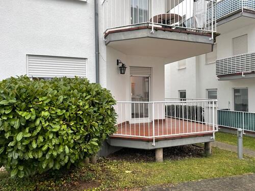 Foto - Gepflegte 2-Zimmer-Erdgeschosswohnung mit Balkon, Fußbodenheizung