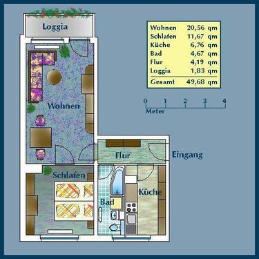 Foto - 2 Zimmer Erdgeschoßwohnung zur Miete in Dresden