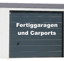 Garage, Einzelgarage, Fertiggarage, verputzt verschiedene Farben, - Ravensburg Galgenhalde