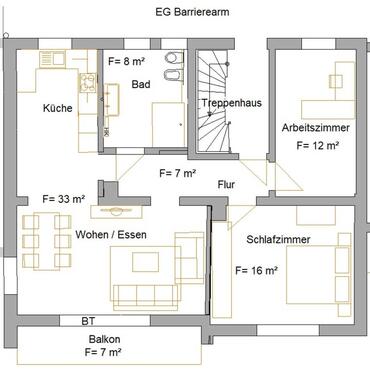 Foto - Barrierearme 3-Zi.-Wohnung m. EBK, FBH, Balk. – ideal f. Senioren