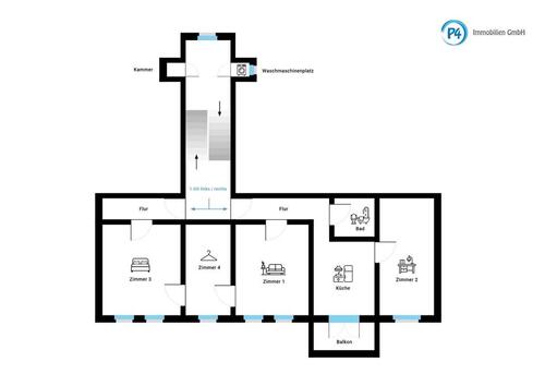 Foto - 4 Zimmer Etagenwohnung zur Miete in Weißwasser (Oberlausitz)