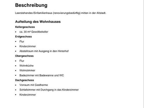 Foto - Reihenhaus in Klingenberg am Main zum Kaufen