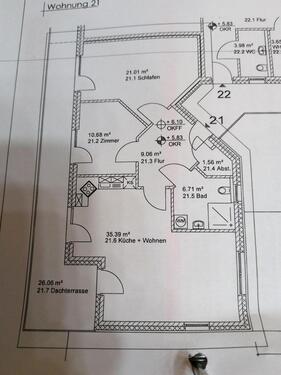 Foto - 3 Zimmer Penthouse Wohnung in Weyhe zu vermieten.