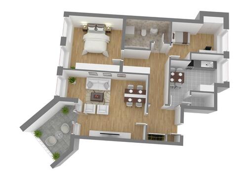 Foto - Helle & zentrale 3-Zimmer-Wohnung in der Beckumer Innenstadt