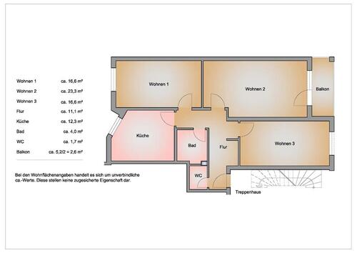 Foto - 3 Zimmer Etagenwohnung in Frankfurt (Oder)