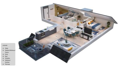 Foto - Etagenwohnung in Dornum zur Miete