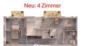 Foto - Elegantes Wohnen: 121m² 4-Zimmer-Wohnung, Home-Office, Klima-Decke & 2 Balkonen
