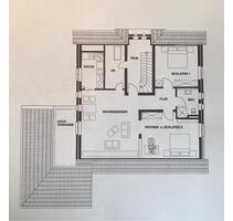 90 m² Whg. (3 Zi.) + 50 m² Dachb. i9nkl Dachterrasse & Stellplatz - Olfen
