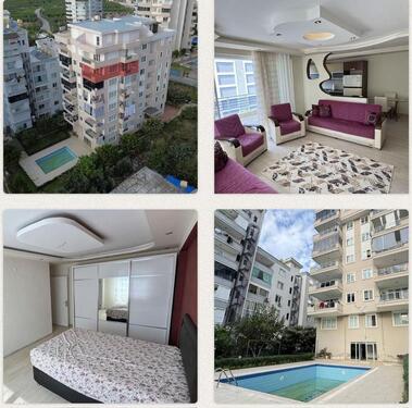 Foto - Moderne 3 Zimmer Wohnung in Alanya mit Meer- und Burgblick