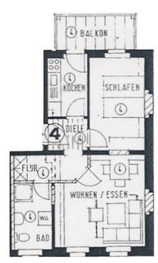 Foto - 2 Zimmer Etagenwohnung zur Miete in Meißen