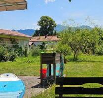 Sonnige Gartenwohnung mit Bergblick am Chiemsee - Übersee