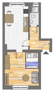 Foto - 1 Zimmer Etagenwohnung zur Miete in Dortmund