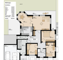 Birkenhard: 138m² 56 Zimmer + Balkon Garten Garage - Warthausen