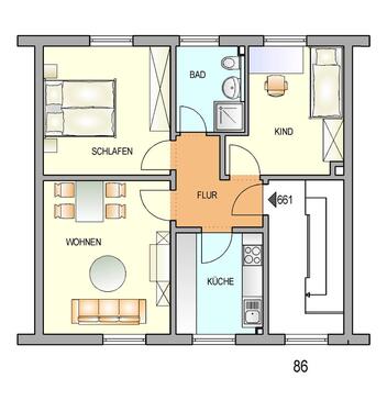 Foto - Etagenwohnung in Remscheid zur Miete
