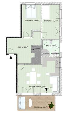 Foto - Etagenwohnung zur Miete in Chemnitz