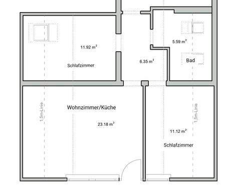 Foto - Naturnahe 2Z-Wohnung mit Balkon und EBK