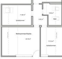 Naturnahe 2Z-Wohnung mit Balkon und EBK - Tostedt