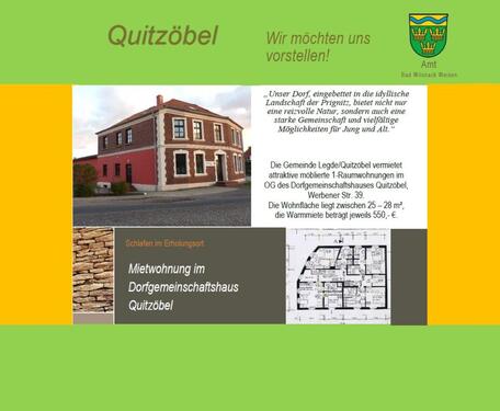 Foto - Mietwohnung im Dorfgemeinschaftshaus Quitzöbel