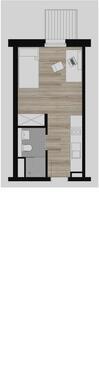 Foto - Moderne Appartementwohnung TU und Innenstadtnah, Möbliert, 21qm