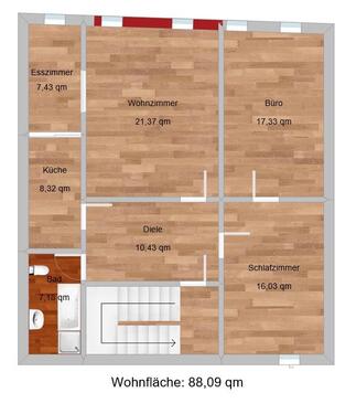 Foto - 3,5 Zimmer Wohnung in Bad Königshofen