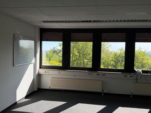 Foto - moderner Büroraum mit Blick ins Grüne