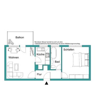 Foto - Etagenwohnung zur Miete in Marburg