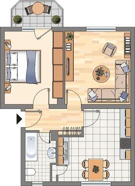 Foto - 2 Zimmer Etagenwohnung zur Miete in Dortmund