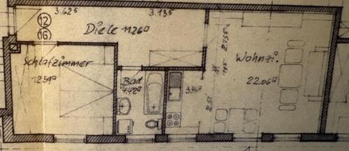 Foto - 2 Zimmer Etagenwohnung zur Miete in Neuburg an der Donau