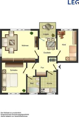 Foto - 3 Zimmer Etagenwohnung zur Miete in Hamm