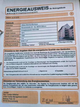 Foto - 2 Zimmer Etagenwohnung zum Kaufen in Gifhorn