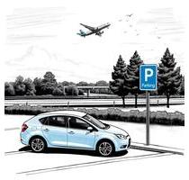 Parken, Stellplatz, Privat, Nähe Flughafen BER mit Transfer - Schönefeld