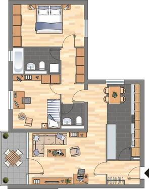 Foto - 3 Zimmer Etagenwohnung zur Miete in Wuppertal