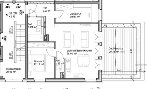 Foto - 3 Zimmer Etagenwohnung zur Miete in Bingen am Rhein