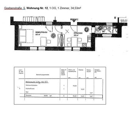 Foto - 1 Zimmer Etagenwohnung in Neumünster