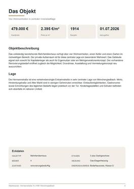 Foto - Mehrfamilienhaus, Wohnhaus zum Kaufen in Mönchengladbach
