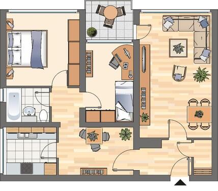 Foto - 3 Zimmer Etagenwohnung zur Miete in Unna