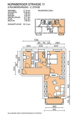 Foto - 2 Zimmer Etagenwohnung zur Miete in Dresden