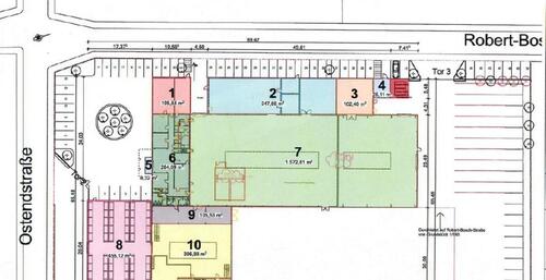 Foto - Parkplätze im Gewerbegebiet Pfungsadt