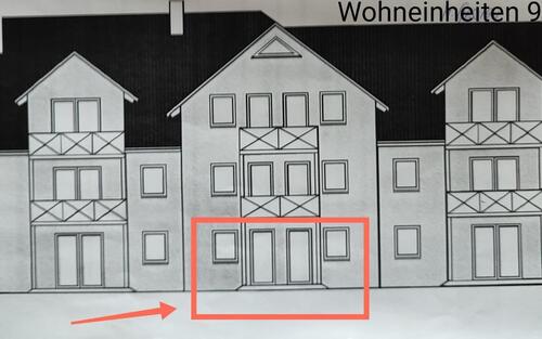 Foto - 2.5 Zimmer Erdgeschoßwohnung zum Kaufen in Schwanfeld