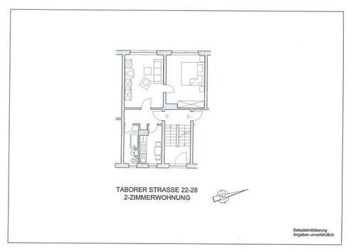 Foto - 2 Zimmer Etagenwohnung zur Miete in Naumburg (Saale)
