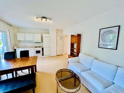 Foto - Helle, möblierte, kurparknahe, ruhige 2-ZKB, Balkon + Gartenblick