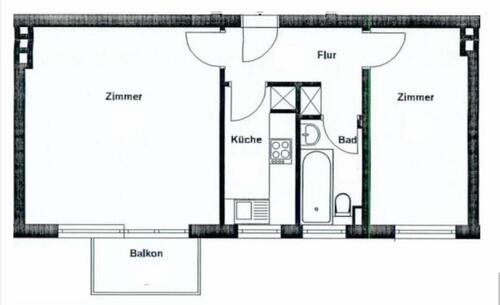 Foto - 2 Zimmer Etagenwohnung zur Miete in Berlin