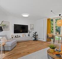 *** Ein TRAUM von einem Haus mit Terrasse direkt im Park *** Top-renoviert für Singles und Paare *** - Krumbach (Schwaben)