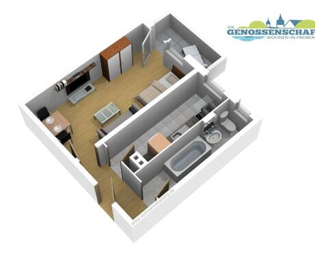 Foto - Wohnung SOFORT frei *möbliert* - 270,00 EUR Kaltmiete,