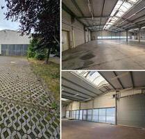 Warmlagerhalle im Gewerbegebiet Wachau für Lager, Produktion u.a., gr. Rolltor, ca. 12 SP mgl. - Markkleeberg