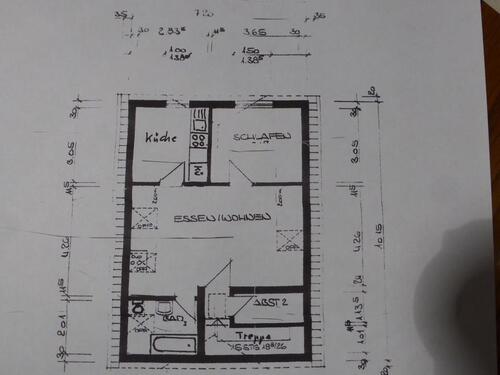 Foto - 2 Zimmer Dachgeschoßwohnung zur Miete in Worpswede